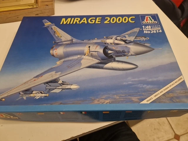 AVION DE CHASSE MIRAGE 2000c - 1/48 - MAQUETTE ITALERI Ref 2614 EUR 25